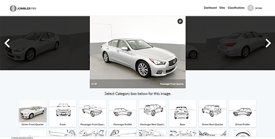 Ovad Jombler Pro Image Classification Screen